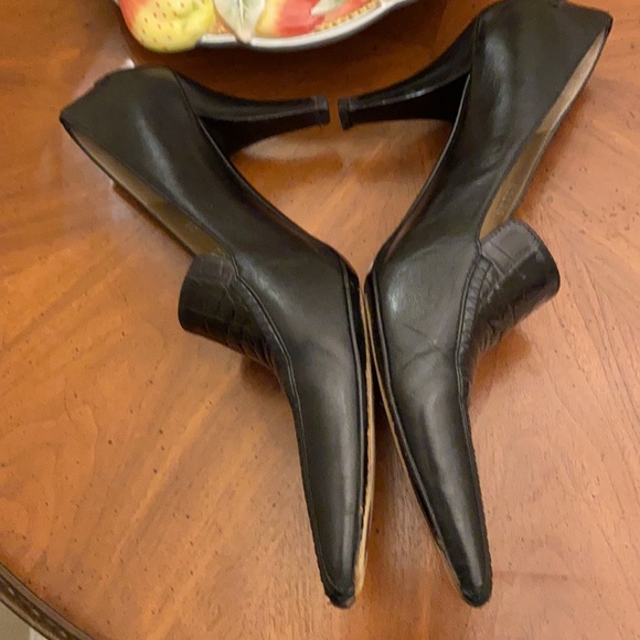 Bruno Magli black leather Authentic vintage heels 39M - Picture 6 of 14